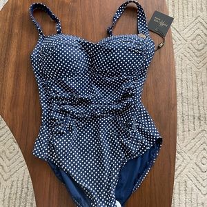 1 Niptuck swim suit (brand new!) - polka dots